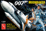 AMT 1/200 MOONRAKER SHUTTLE W/BOOSTERS - JAMES BOND PLASTIC MODEL KIT