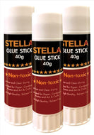 ADHESIVE STELLA GLUE STICK 40gm Pkt of 3