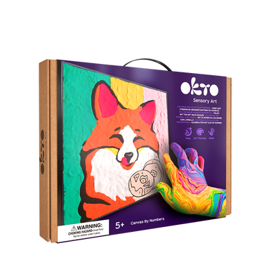 Fox Coloring With Clay Set 29cm X 29cm