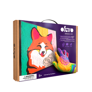 Fox Coloring With Clay Set 29cm X 29cm