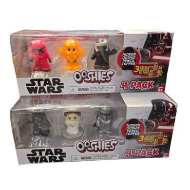 Star Wars Ooshies 4-Pack – Collectible Mini Figures
