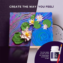 Sensory Art Creative Set Water Lilies 30 Cm X 40 Cm