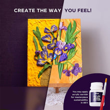 Sensory Art Creative Set Irises 30 Cm X 40 Cm