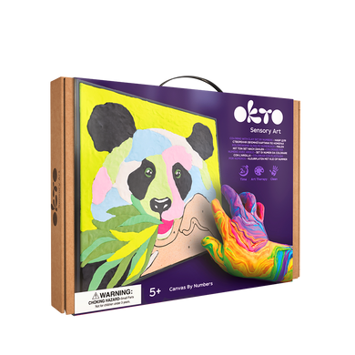 Panda Coloring With Clay Set 29cm X 29cm