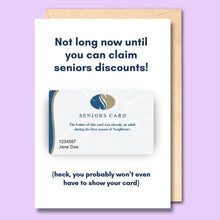 CARD- SENIORS CARD