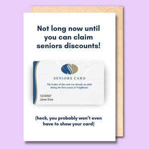 CARD- SENIORS CARD