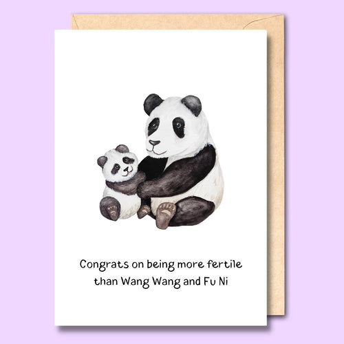 CARD- CONGRATS ON BEING MORE FERTILE