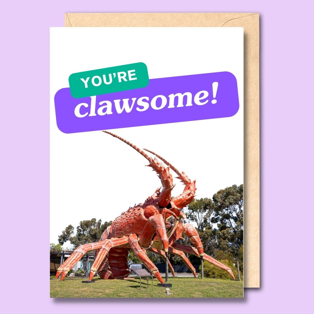 CARD- YOU'RE CLAWSOME
