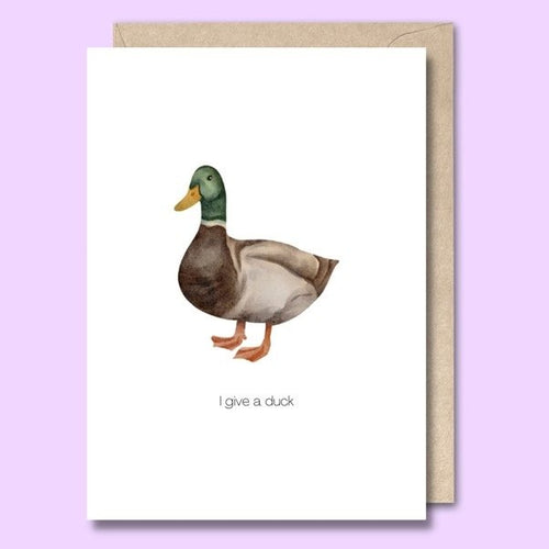 CARD- I GIVE A DUCK