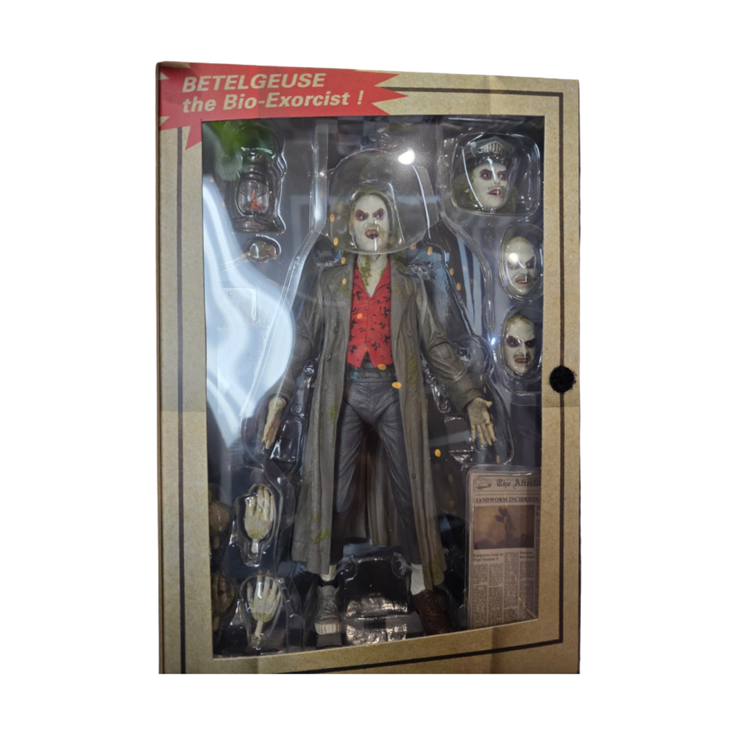 NECA Beetlejuice The Bio-Exorcist 7-Inch Action Figure – Tim Burton’s Classic Collectible