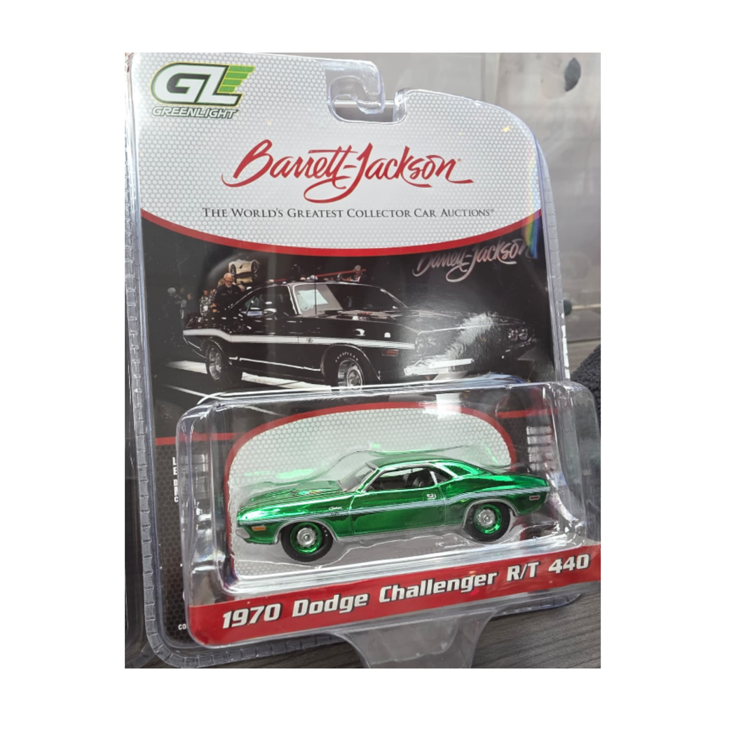Greenlight Barrett Jackson 1:64 – 1970 Dodge Challenger R/T 440 Diecast Model Car