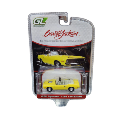 Greenlight Barrett Jackson 1:64 – 1970 Plymouth Cuda Convertible Diecast Model Car