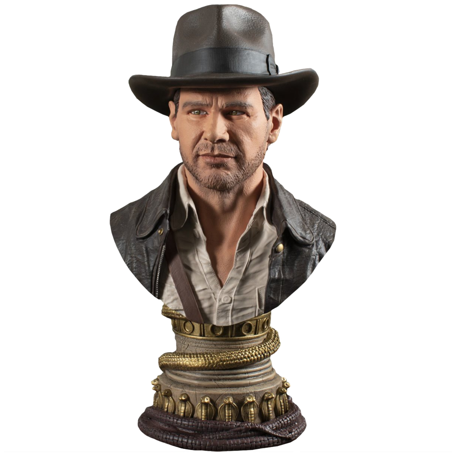 Indiana Jones: Raiders of the Lost Ark - Indiana Jones 1:2 Scale Bust ...