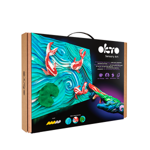 Sensory Art Creative Set Koi Carps 30 Cm X 40 Cm