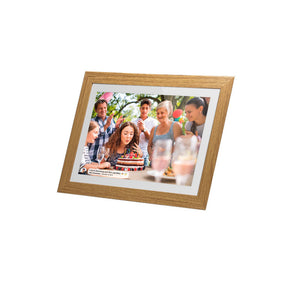 Frameo 10.1'' Smart Photo Frame - White Oak