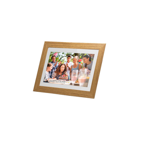 Frameo 7'' Smart Photo Frame - White Oak