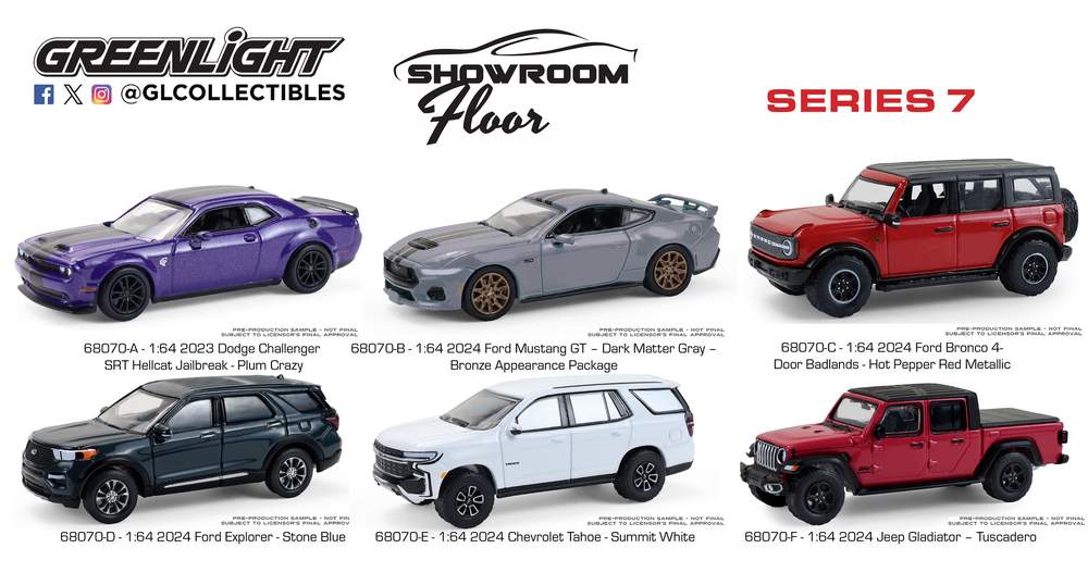 1:64 Showroom Floor Series 7 (Set of 6) GL68070