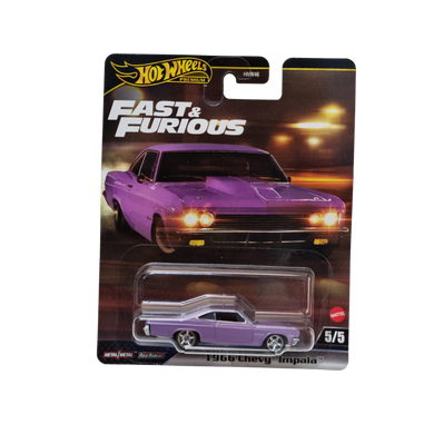 Hot Wheels Fast & Furious - 1966 Chevy Impala Diecast Model