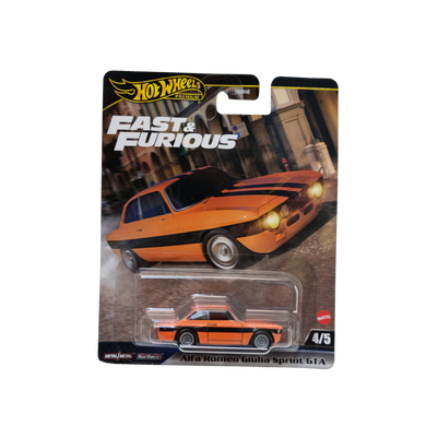 Hot Wheels Fast & Furious - Alfa Romeo Giulia Sprint GTA Diecast Model