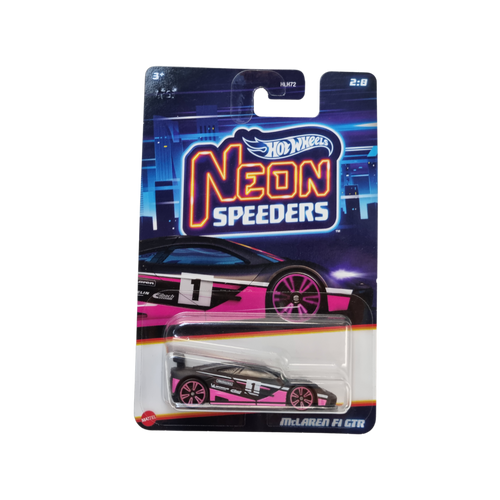 Hot Wheels Neon Speeders - McLaren F1 GTR Hot