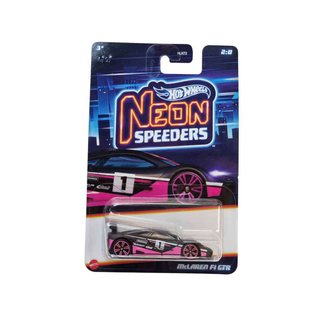 Hot Wheels Neon Speeders - McLaren F1 GTR Hot