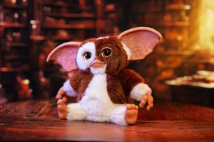 Gremlins - Replica Mogwai box and Gizmo plush