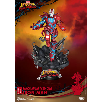 Spider-man Maximum Venom Iron Man Figure Diorama D-Stage DS-066