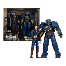 Fallout 4 - T- 60 Vault Tec & Sole Survivor 7" Action Figure 2-Pack