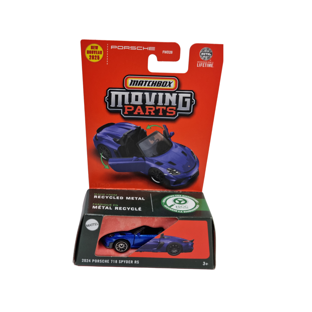 Matchbox Moving Parts – 2024 Porsche 718 Spyder RS