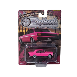 OzWheels 1:64 Ford XW Falcon GTHO Diecast Model Car – Pink