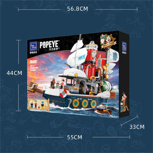 Popeye - Popeye's Adventure Ship Buildable Set (1845pcs)