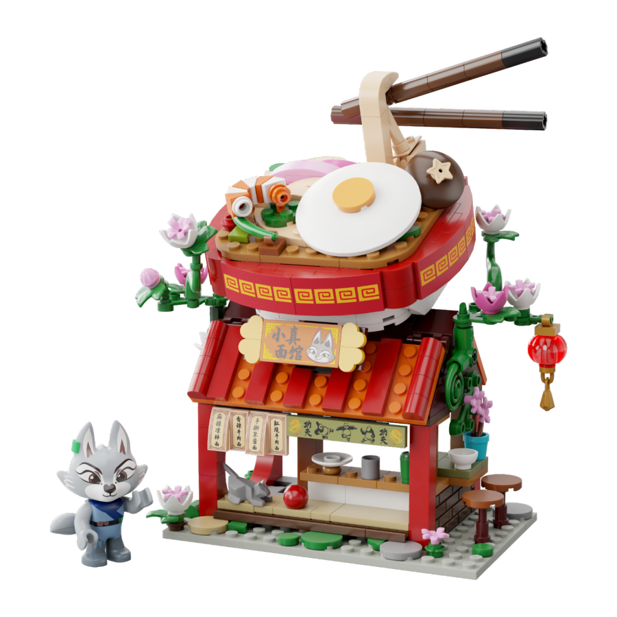 Kung Fu Panda - Zhen’s Noodle Restraurant Buildable Set (359pcs)