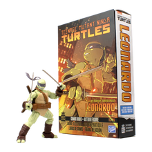 Teenage Mutant Ninja Turtles Comics Leonardo Bst Axn Figure & Comic Book Wave 3