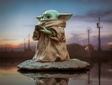 Star Wars - The Mandalorian Grogu The Child with Soup 1:2 Scale Statue