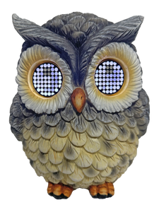 SOLAR OWL WITH LCD MOVING EYES