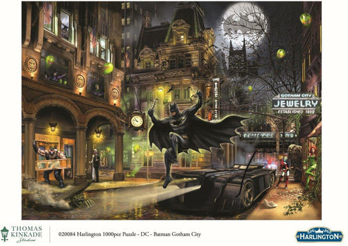 Harlington Thomas Kinkade PQ DC Comics Batman Gotham City 1000 pieces