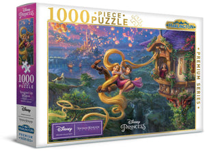Harlington Thomas Kinkade PQ - Disney - Tangled Up in Love 1000 Piece Puzzle