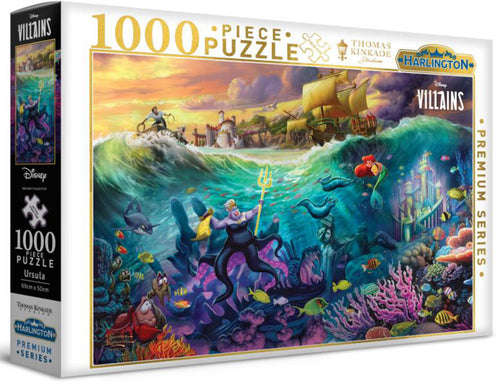 Harlington Thomas Kinkade PQ - Disney - Ursula 1000 Piece Puzzle