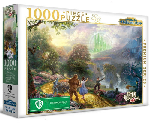 Harlington Thomas Kinkade PQ WB Dorothy Discovers the Emerald City 1000 pieces