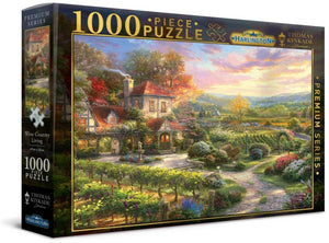 Harlington Thomas Kinkade PQ Wine Country Living 1000 pieces