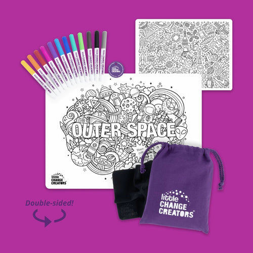 OUTER SPACE Re-FUN-able™ Colouring Set