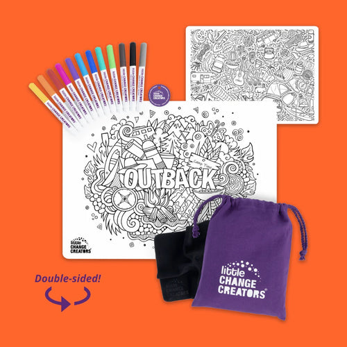 OUTBACK Re-FUN-able™ Colouring Set