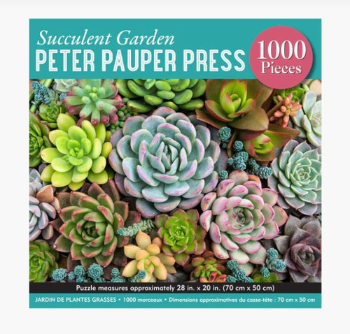 Succulent Garden 1000 Piece Jigsaw Puzzle