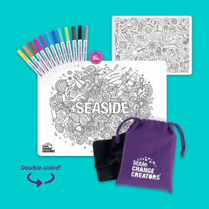 SEASIDE Re-FUN-able™ Colouring Set