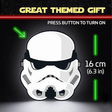 Stormtrooper Box Light Table Night Lamp with Star Wars 15cm in White