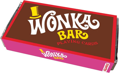 Aquarius Willy Wonka Wonka Bar Premium Playing Cards