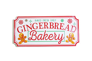 Metal Gingerbread Bakery Sign