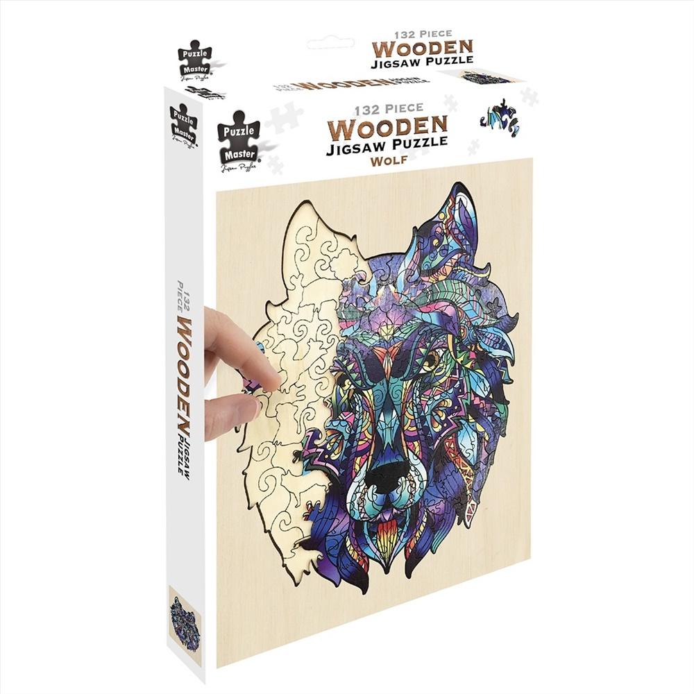 WOODEN PUZZLE - WOLF