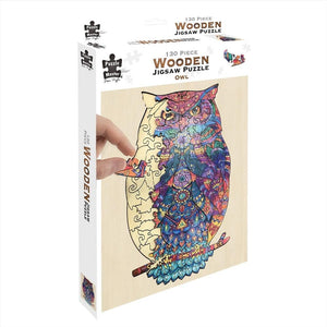 WOODEN PUZZLE - OWL