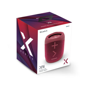 BlueAnt X1i Portable 14-Watt Bluetooth Speaker - Crimson Red